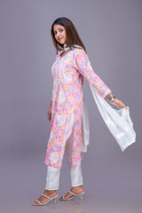 COTTON PRINTED STRAIGHT