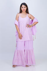 HEAVY SHARARA NOODLE STRAP SET