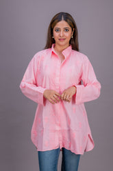 PINK COTTON SHIRT