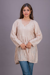 MUSLIN SHORT GATHERED STYLE