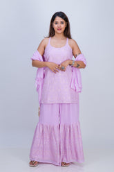 HEAVY SHARARA NOODLE STRAP SET