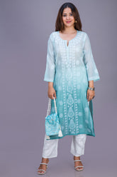 MUL KURTA LONG OMBRE