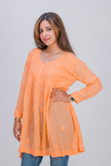 GEORGETTE SHORT MUKAISH (GATHERED STYLE)