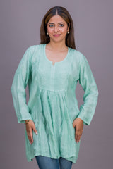 MUSLIN SHORT GATHERED STYLE