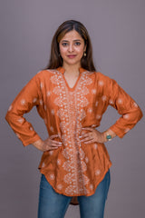 MUSLIN SHORT (white thread)