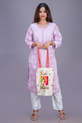 CABRIC COTTON LONG KURTA
