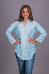MUSLIN SHORT (white thread)