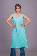 GEORGETTE LONG NOODLE STRAP