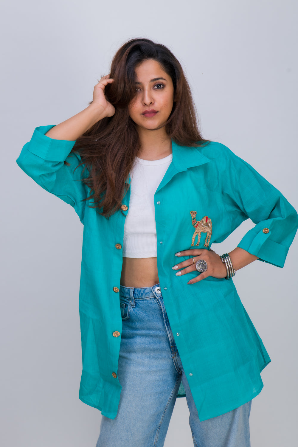 COLLAR SHIRT PATCHWORK