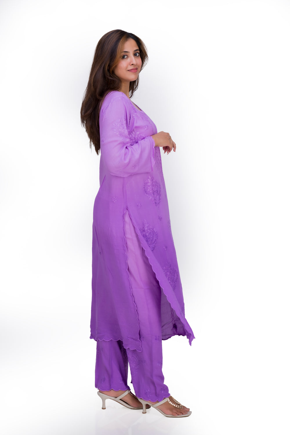 REYON KURTA SET (WITH DUPATTA OMBRE)