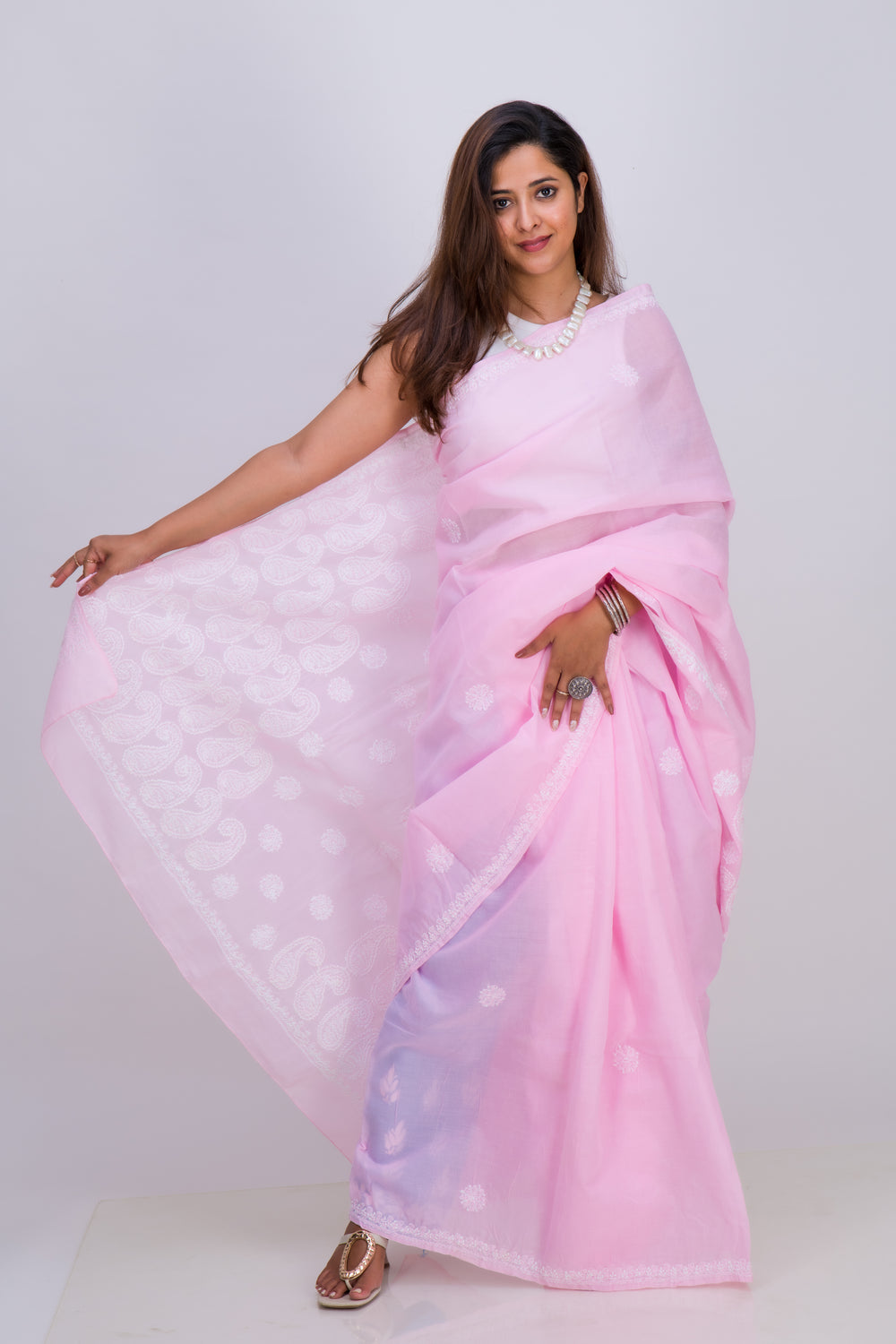 COTTON SAREE BUTI AND BORDER