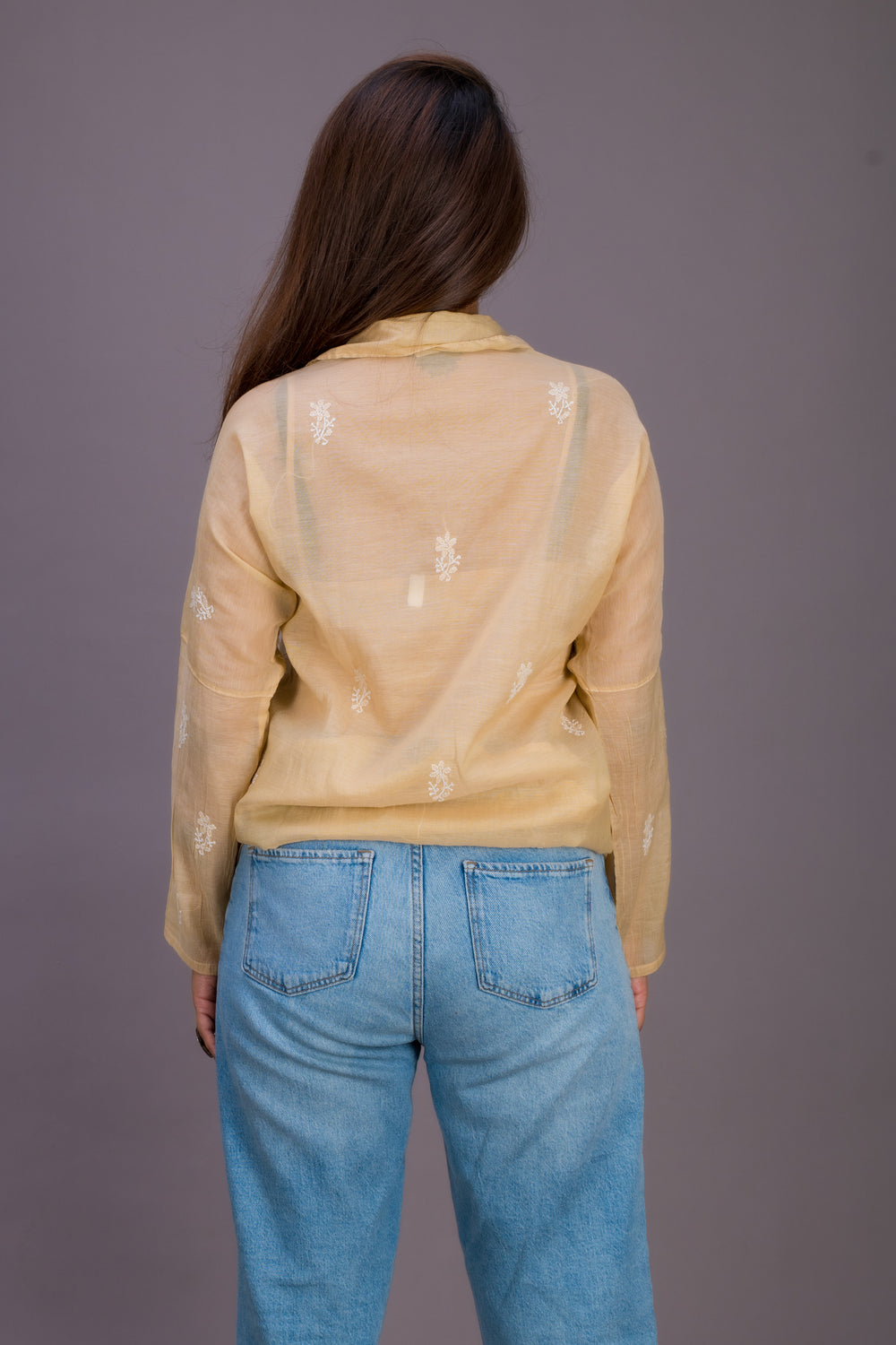 TISSUE COLLARED SHIRT