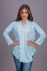 MUSLIN SHORT (white thread)