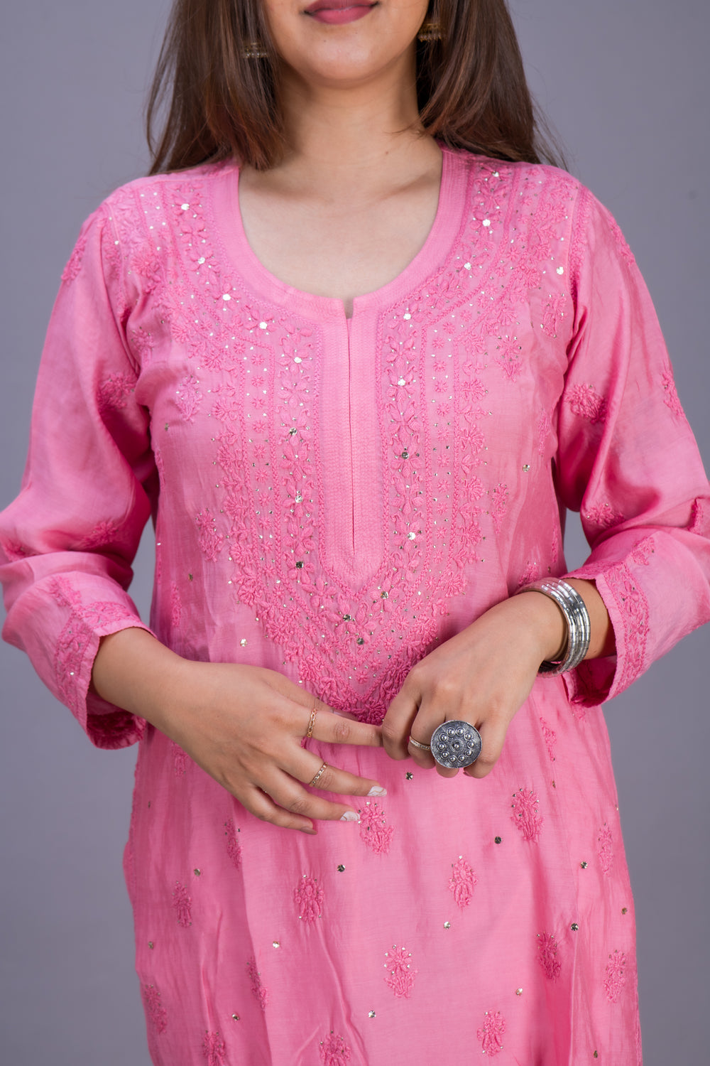MUSLIN MUKAISH LONG (DELICATE WORK)