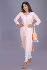 MUSLIN LONG KURTA