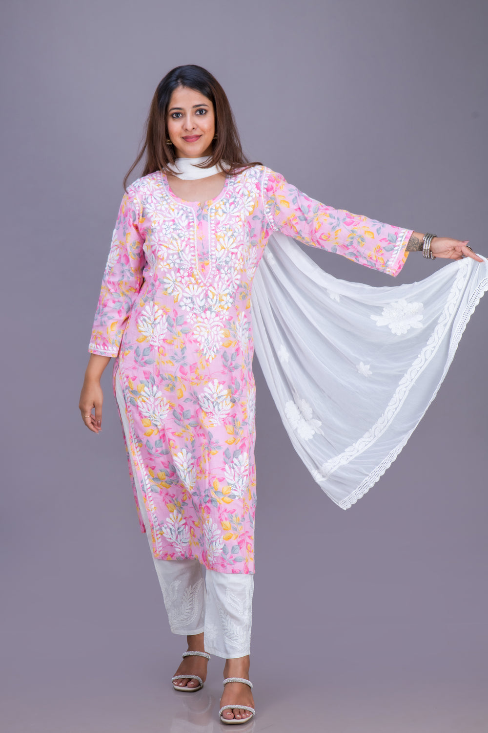 COTTON PRINTED STRAIGHT