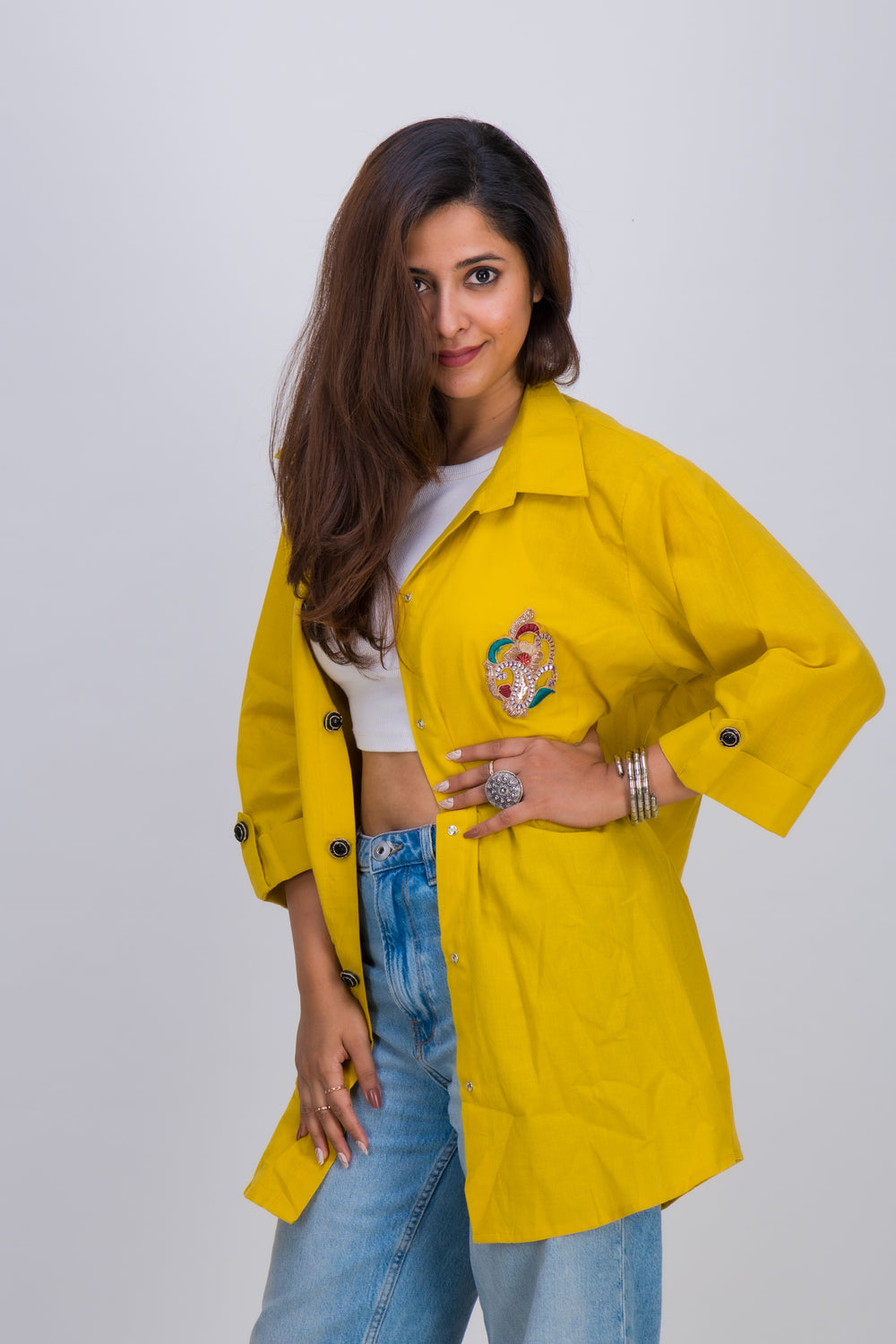 COLLAR SHIRT PATCHWORK