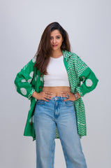 COLLAR SHIRT POLKA