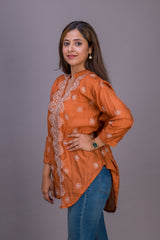 MUSLIN SHORT (white thread)
