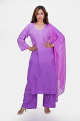 REYON KURTA SET (WITH DUPATTA OMBRE)