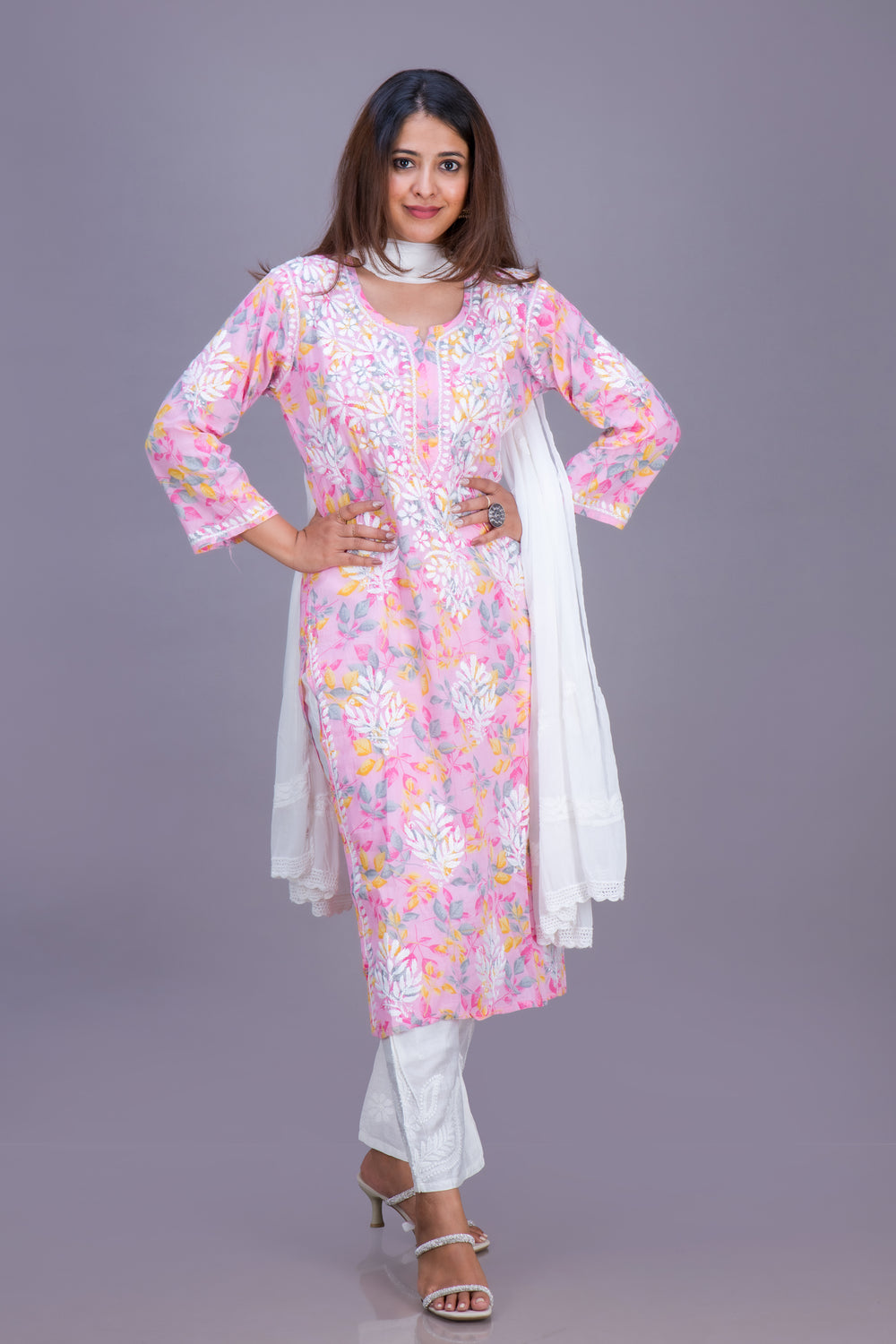 COTTON PRINTED STRAIGHT