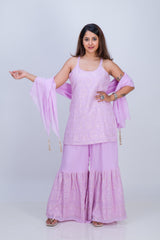 HEAVY SHARARA NOODLE STRAP SET