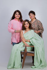 COTTONCHIKANKARI COLLAR SHIRT (FULL SLEEVES)