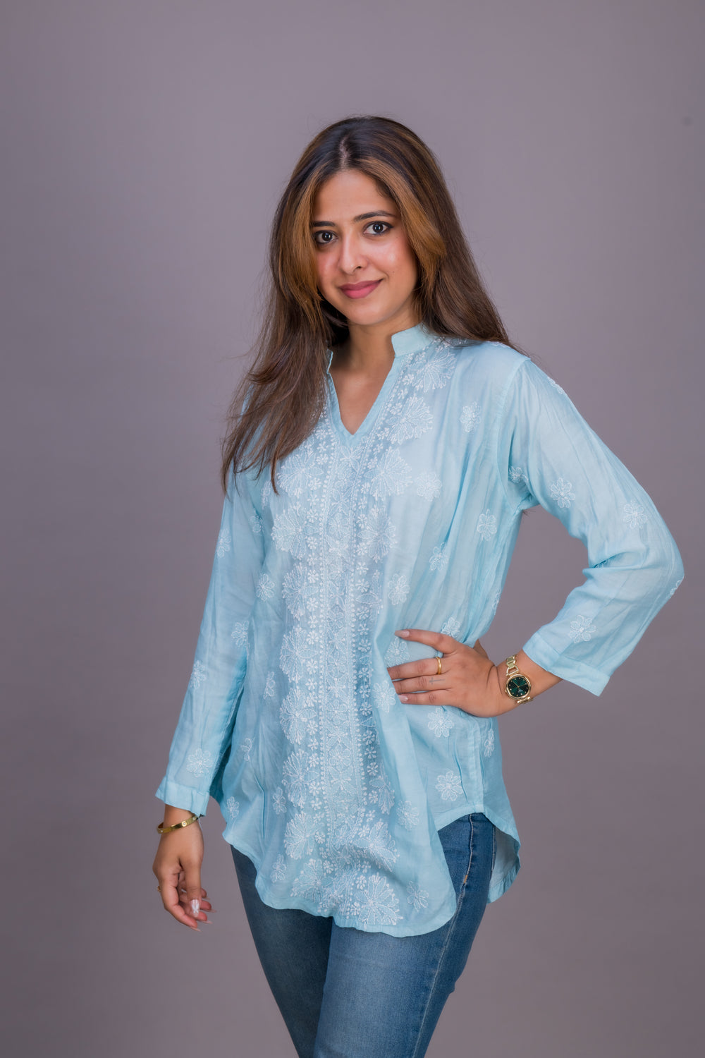 MUSLIN SHORT (white thread)