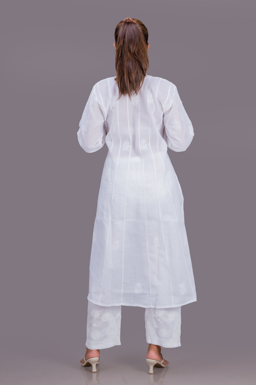 WHITE KALIDAAR LONG