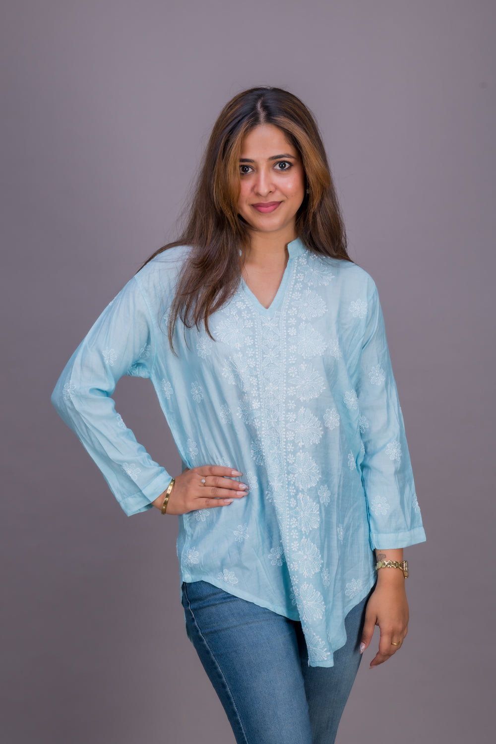 MUSLIN SHORT (white thread)