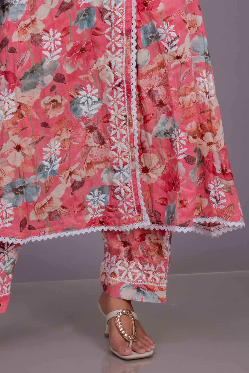 A-LINE ANGARKHA SET (FLORAL)
