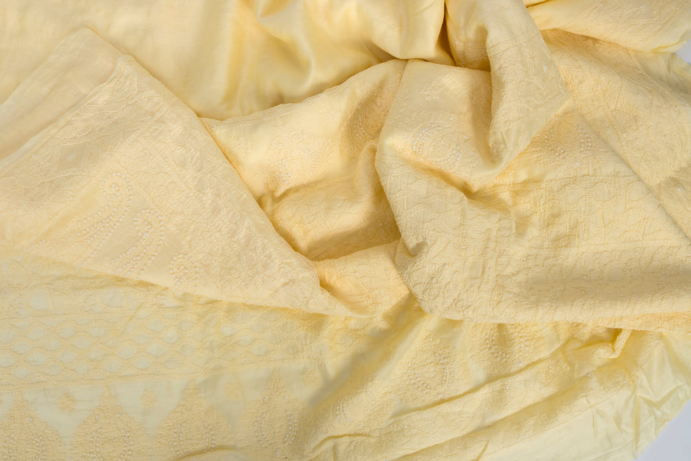MUL CHANDERI SAREE (SAME THREAD)