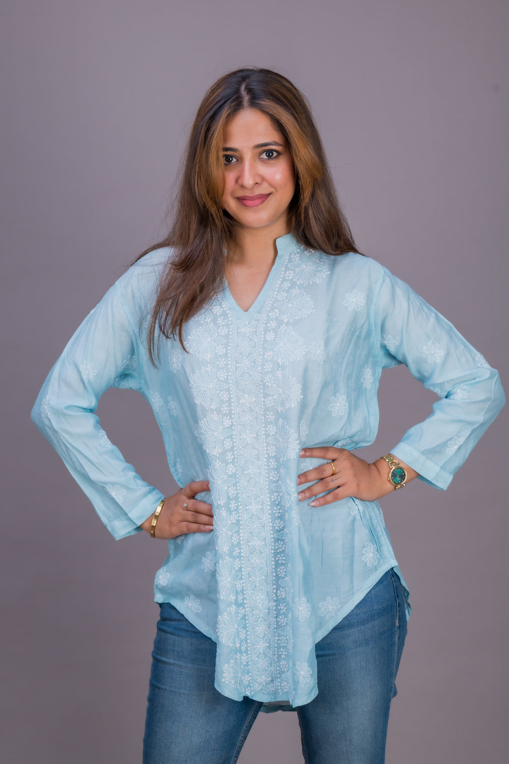 MUSLIN SHORT (white thread)