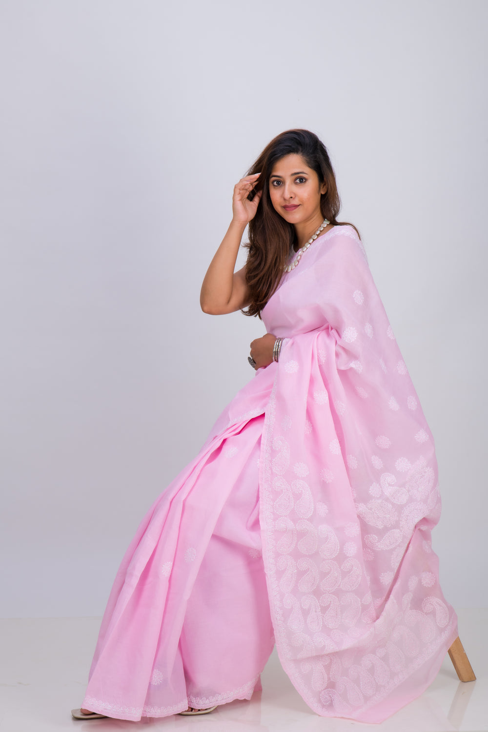 COTTON SAREE BUTI AND BORDER