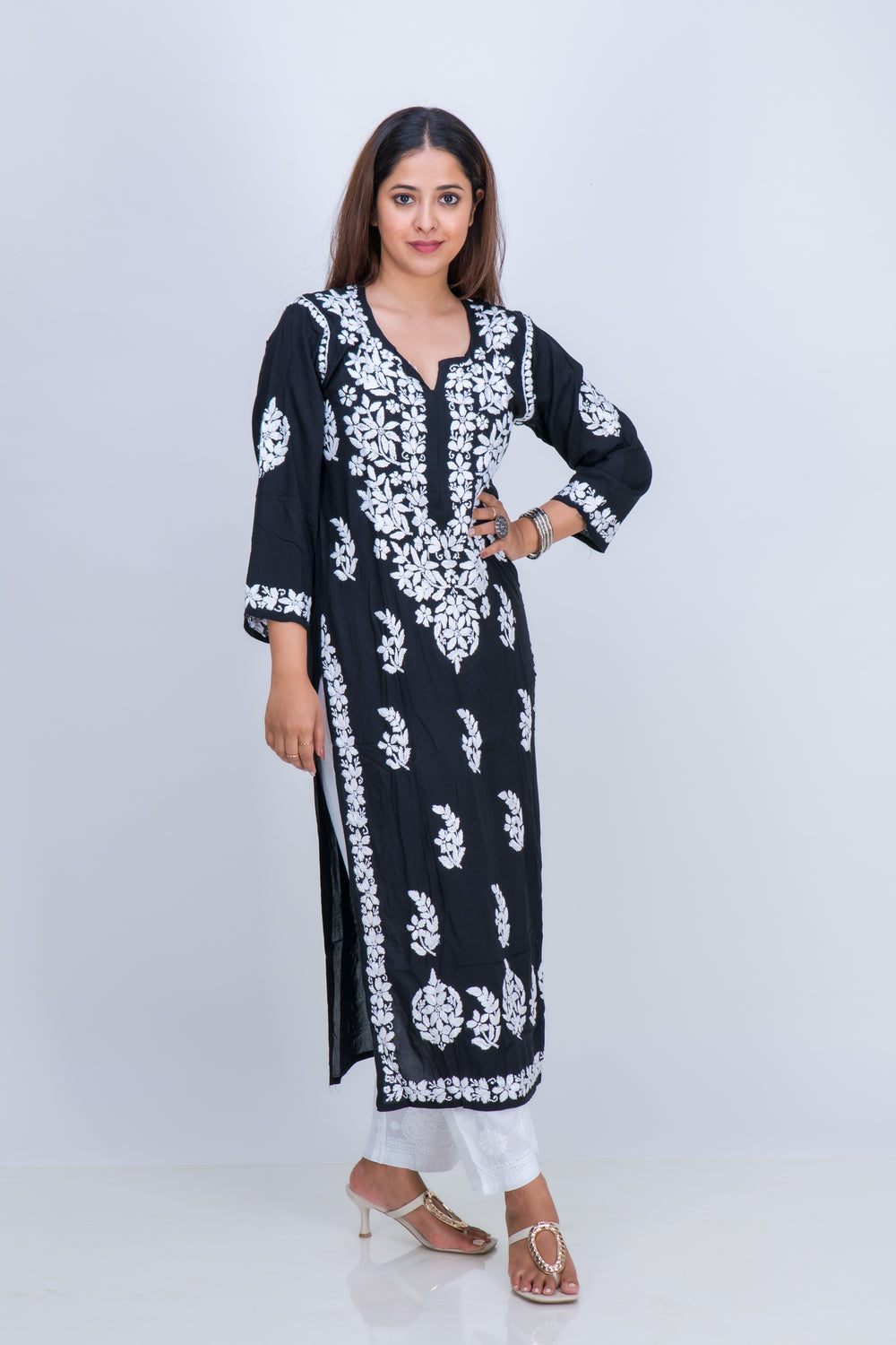 MODAL LONG (WHITE THREAD)