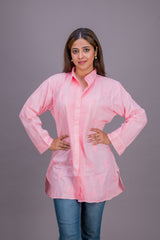 PINK COTTON SHIRT