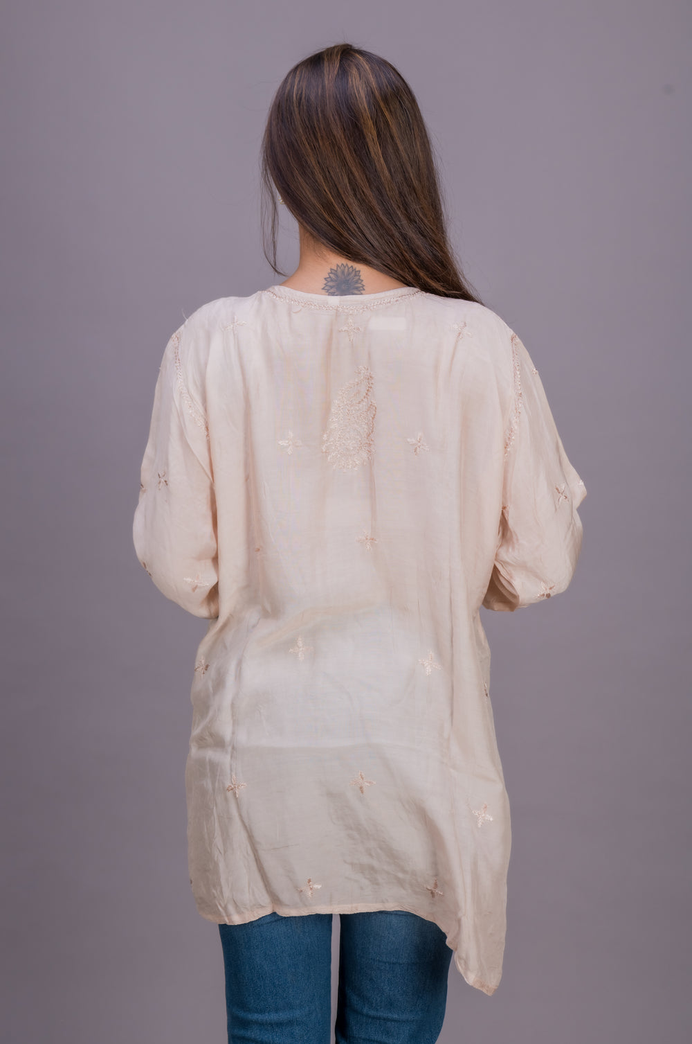MUSLIN SHORT GATHERED STYLE