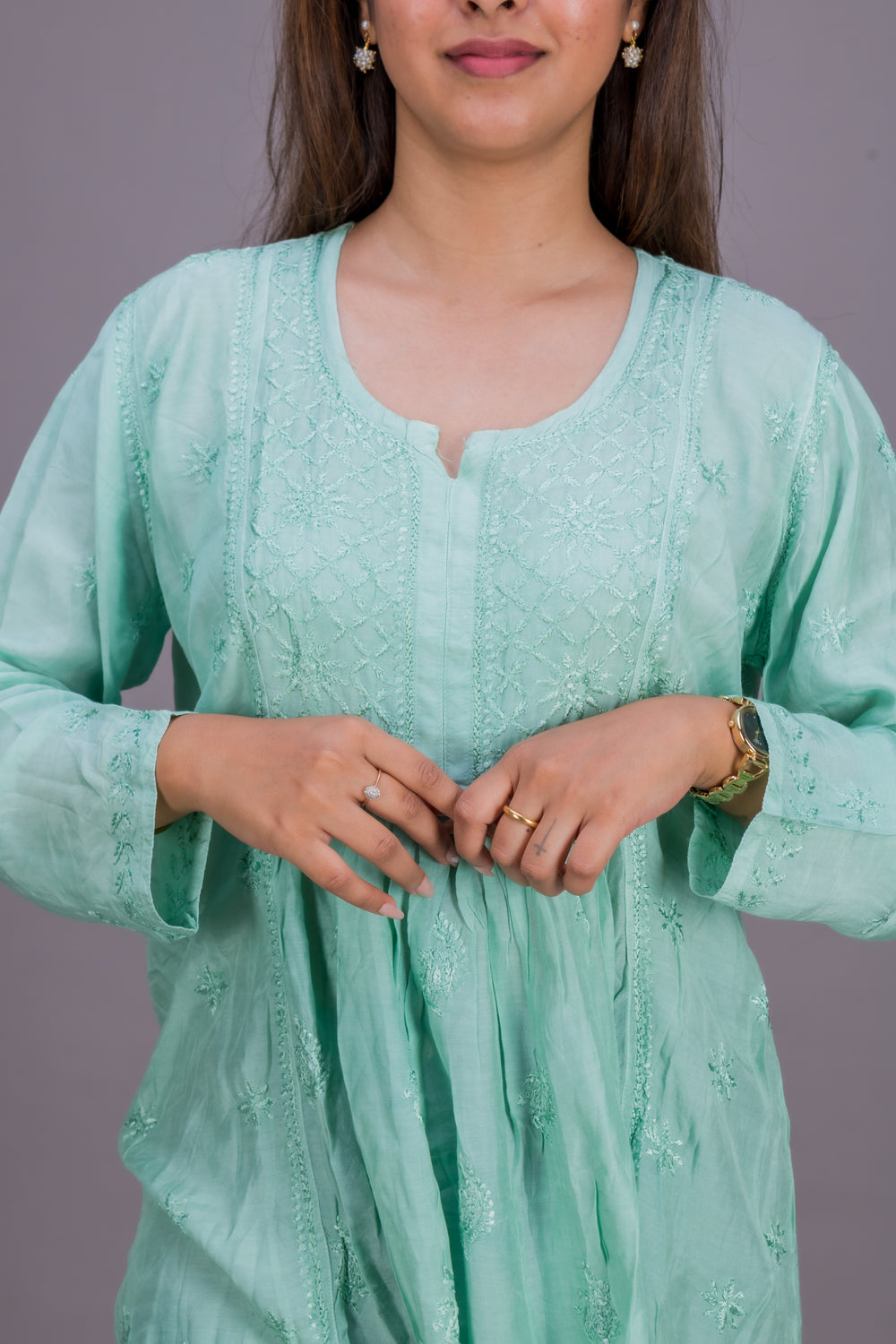 MUSLIN SHORT GATHERED STYLE