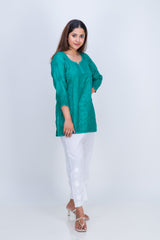 MODAL CHIKANKARI PANT