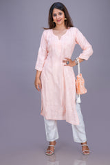 MUSLIN LONG KURTA