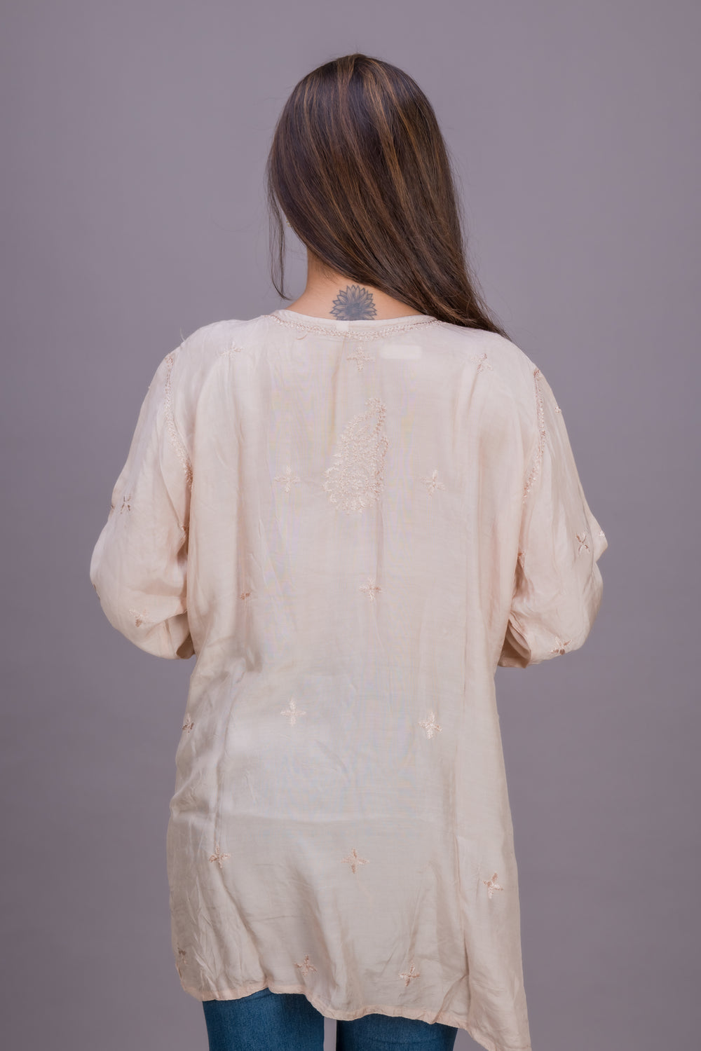 MUSLIN SHORT GATHERED STYLE