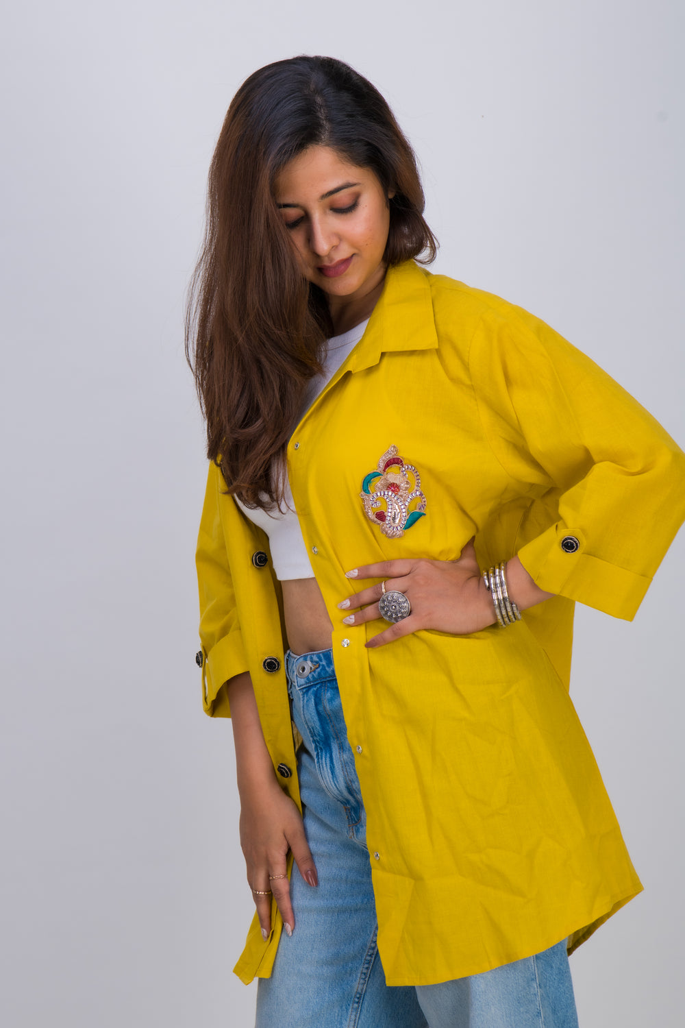 COLLAR SHIRT PATCHWORK