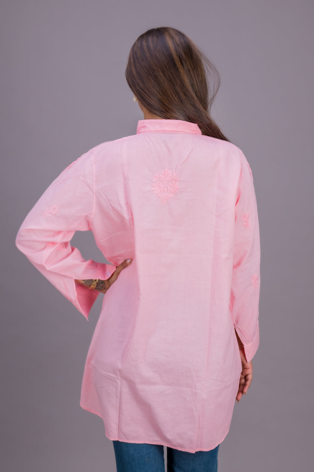 PINK COTTON SHIRT