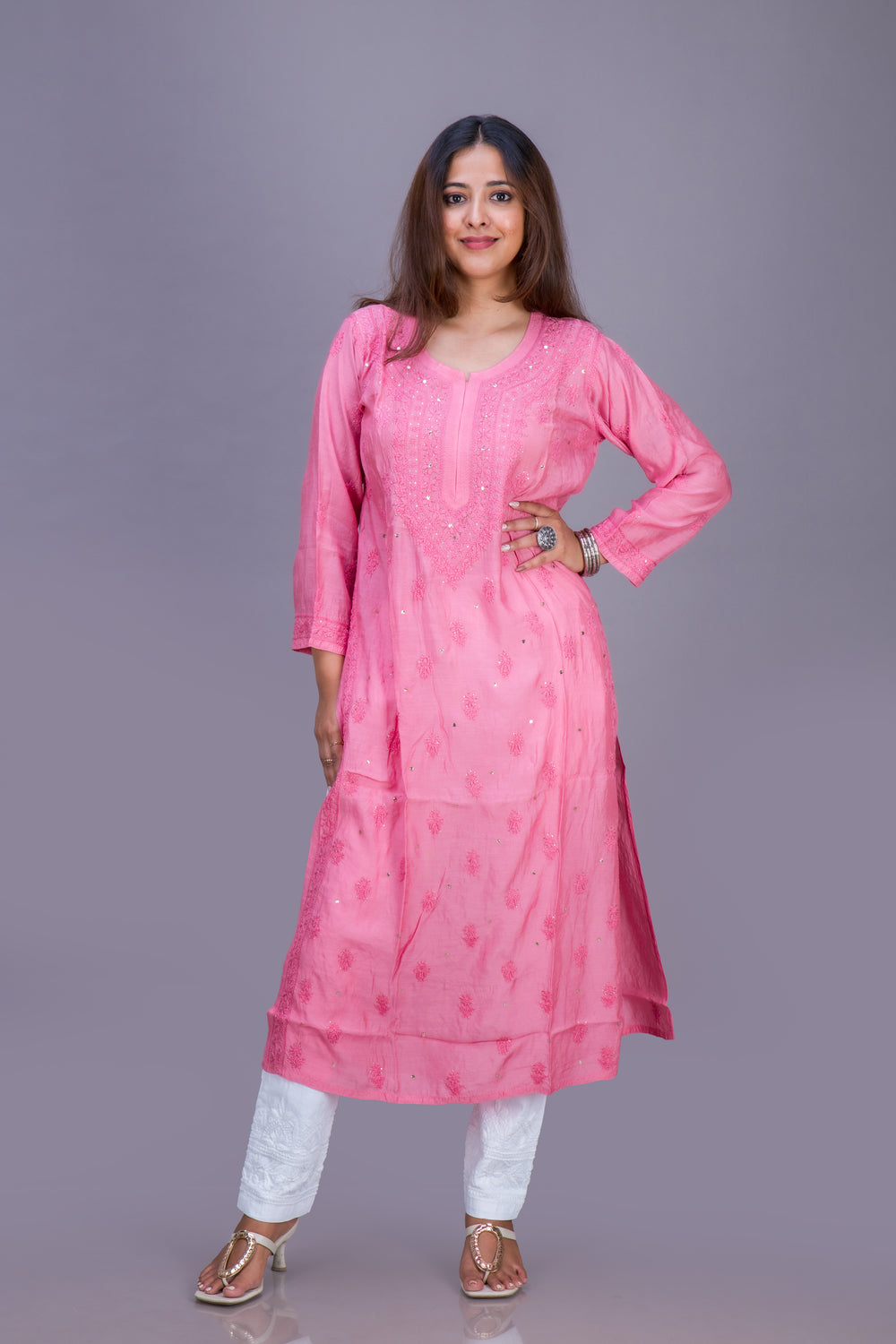 MUSLIN MUKAISH LONG (DELICATE WORK)