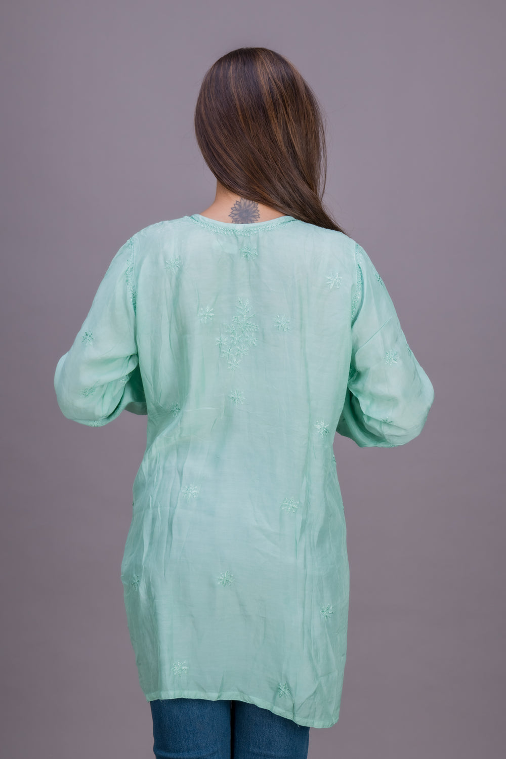 MUSLIN SHORT GATHERED STYLE