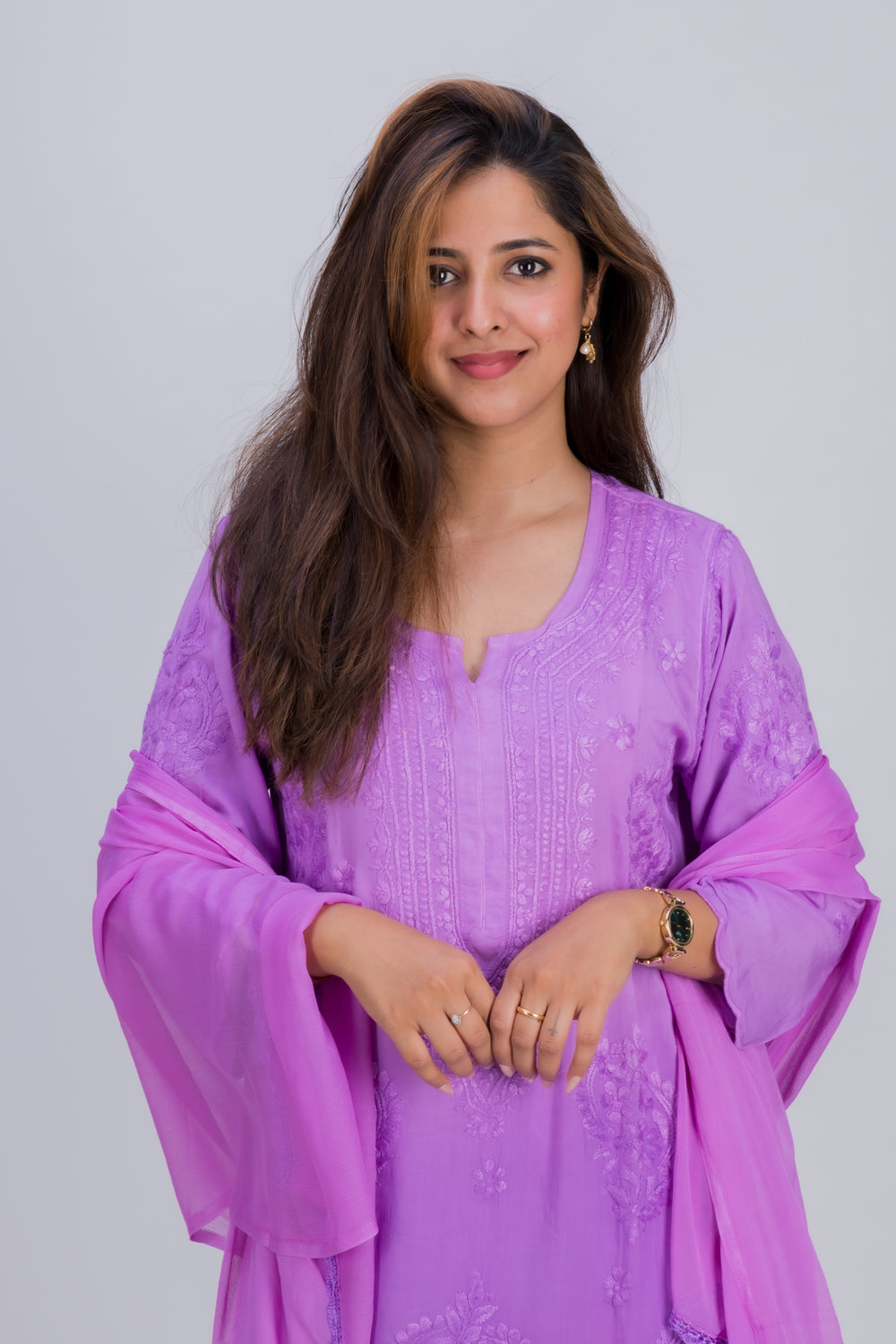 REYON KURTA SET (WITH DUPATTA OMBRE)