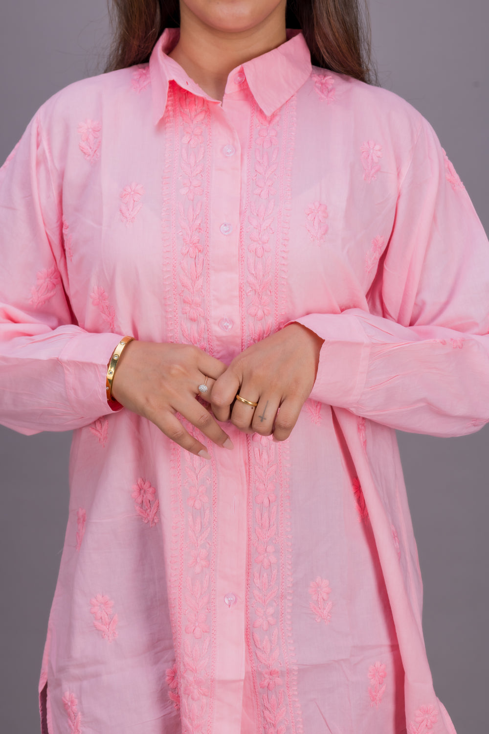 PINK COTTON SHIRT