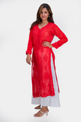 GEORGETTE LONG KURTA (MUKAISH)