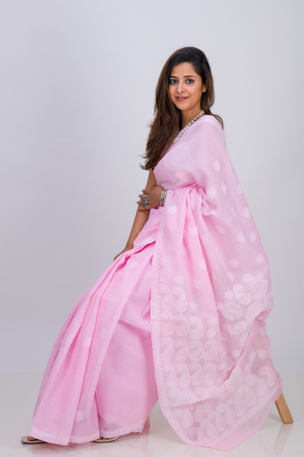 COTTON SAREE BUTI AND BORDER