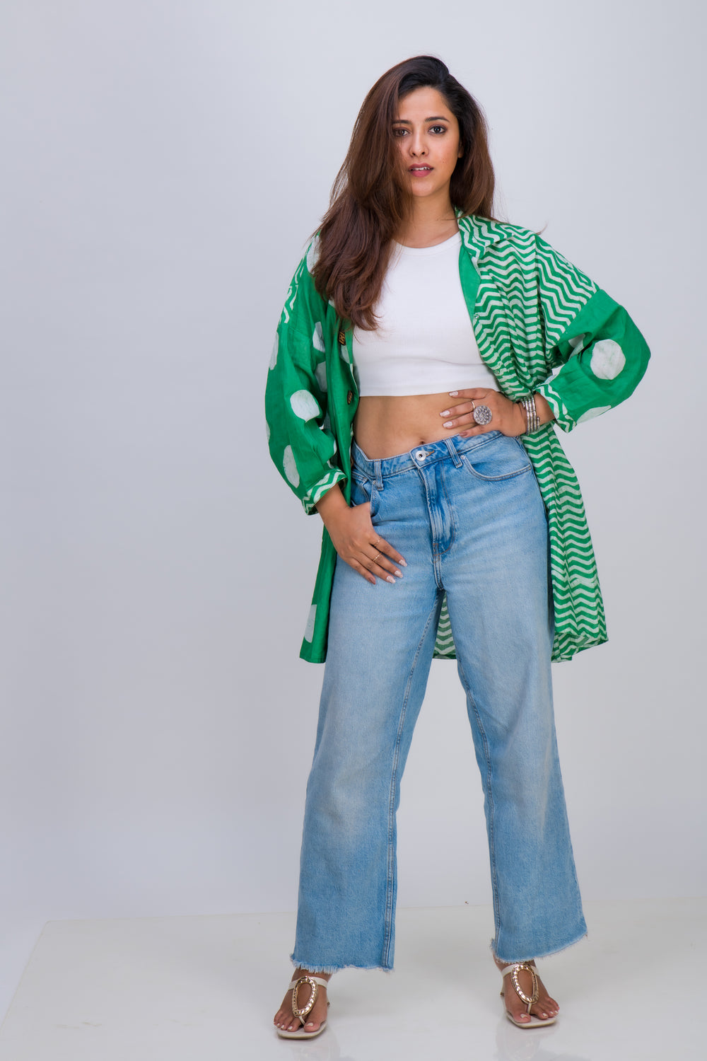 COLLAR SHIRT POLKA